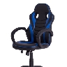 Cadeira Gamer Racer PU Preta com Azul