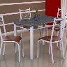 Conjunto de Mesa Gnova e Cadeira Lisboa